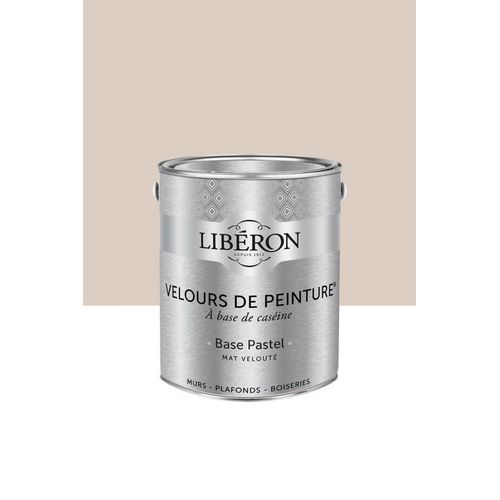 Peinture multisupport murs, plafonds et boiseries Velours de peinture rosé champenois Libéron 2,5L