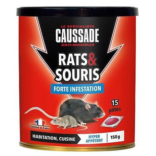 Pat'Appat anti-souris et rat Caussade 15 pâtes