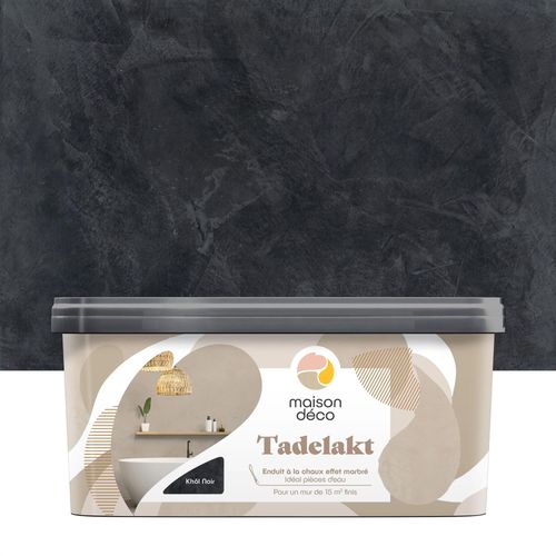 Enduit décoratif Maison Déco Tadelakt khol noir 5L