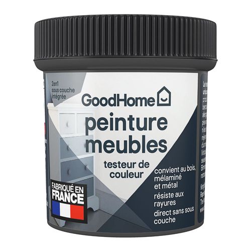 Testeur de peinture pour meubles bois, mélaminé et métal GoodHome mat bleu Cap Benat 80ml