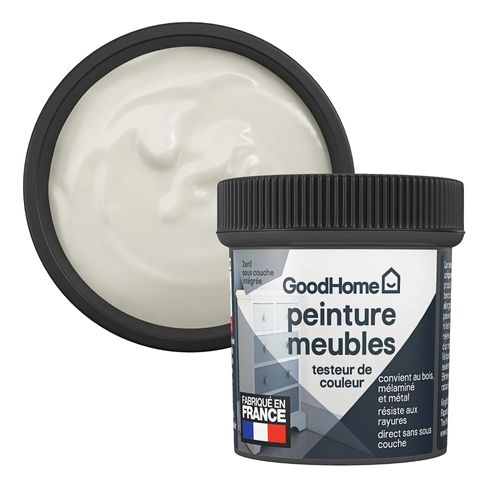 Testeur de peinture pour meubles bois, mélaminé et métal GoodHome mat beige Cancun 80ml