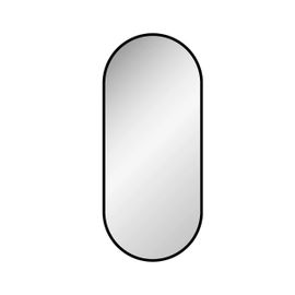 Miroir oblong noir l.45 x H.90 cm MPglass