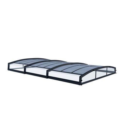 Abri piscine Majorca Canopia 6x4m Aluminium et polycarbonate