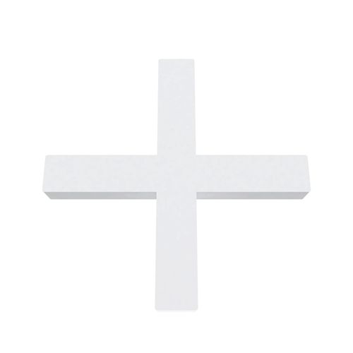 Lot 250 croisillons en X Diall écart 6 mm