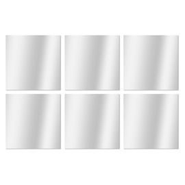 6 miroirs adhésifs carrés l.10 x H.10 cm MPglass