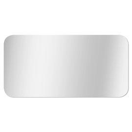 Miroir adhésif rectangle coins arrondis l.80 x H.40cm Mpglass