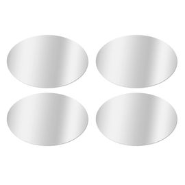4 miroirs adhésifs ovales l.13 x H.20 cm Mpglass