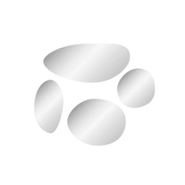 4 miroirs ovales, différents formats, Echo Mpglass
