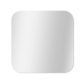 Miroir adhésif carré bords polis l.40 x H.40cm Mpglass