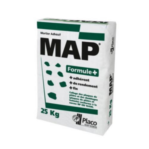 Mortier adhésif MAP® Formule+ 25kg Placo®