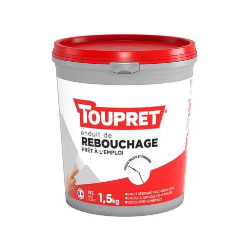 Enduit de rebouchage en pate 1.5Kg Toupret