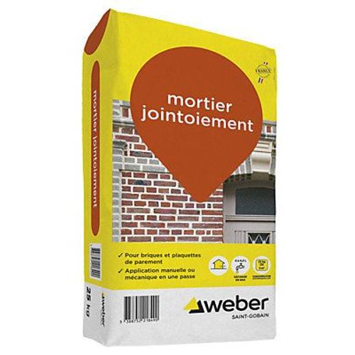 Mortier jointoiement blanc Weber 25kg