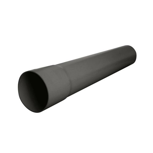 Descente de gouttière graphite ø80 mm L.2 m Fitt