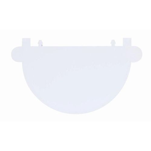 Fond gouttière universel à coller 25 blanc PVC Fitt