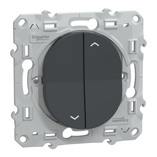 Mécanisme commande volet roulant 2 commandes Schneider Electric Ovalis anthracite