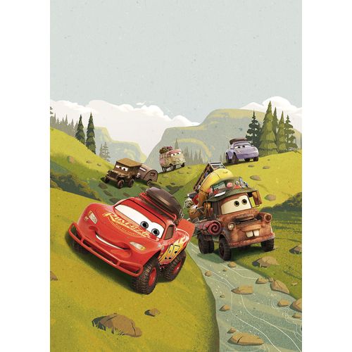 Papier peint panoramique Komar Cars camping L.2 m x l.280 cm