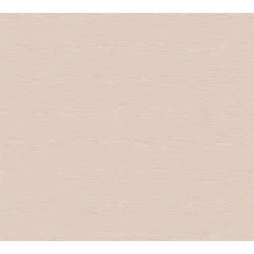 Papier peint vinyle grainé sur intissé effet mat uni Antigua As Creation L.1005 x l. 53 cm beige rose