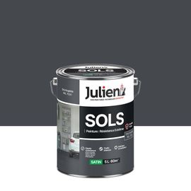 Peinture sols résistance extrême Julien gris graphite satin 5L