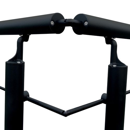 Kit d'angle de rampe d'escalier FORTIA noir