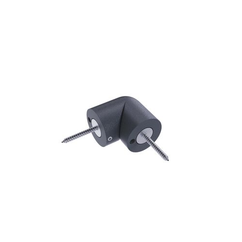 Articulation pour main courante aluminium gris