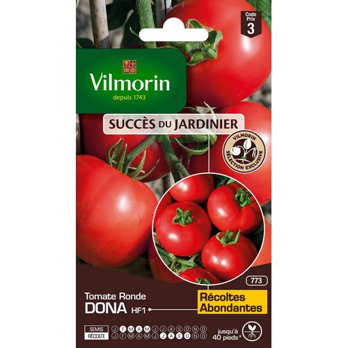 Graines De Tomate Variété "Dona Hf1" Vilmorin Semis De Février À Mai