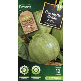 Graines De Courgette Variété "Ronde De Nice" Protecta Semis De Mars À Août