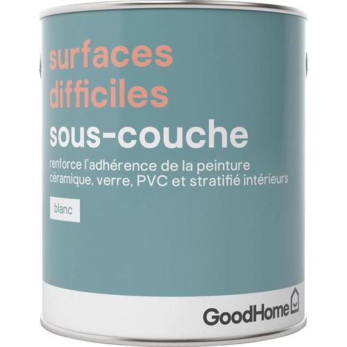 Sous-couche surfaces difficiles GoodHome blanc 2,5L