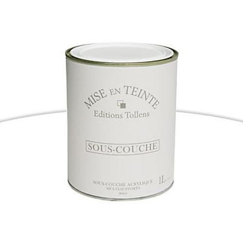 Sous-couche murs et boiseries Mise en teinte Tollens blanc 1L