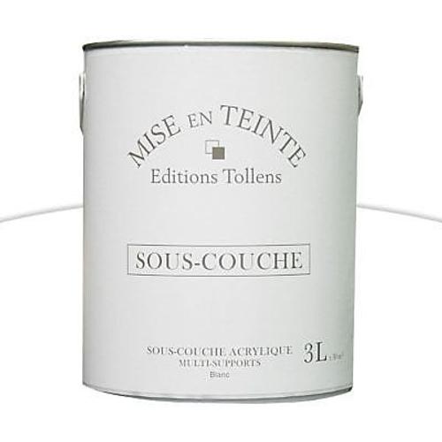 Sous-couche murs et boiseries Mise en teinte Tollens blanc 3L