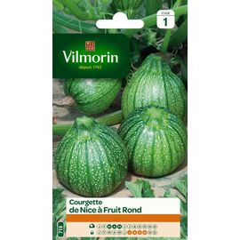 Graines De Courgette Variété "Nice À Fruit Rond" Vilmorin Semis De Mars À Mai