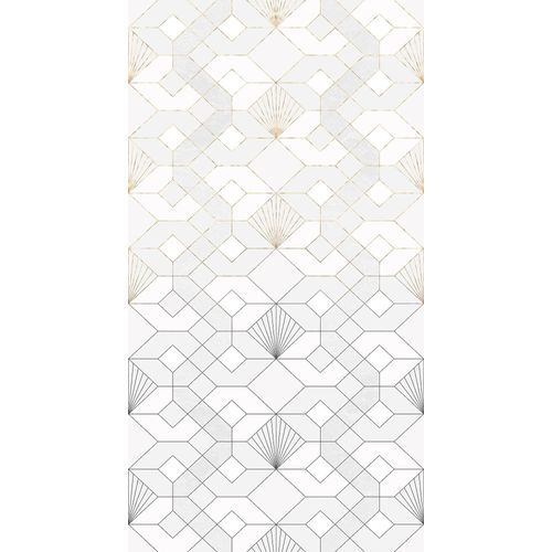 Papier peint panoramique Komar Coquilles blanches L.1.5 m x l.280 cm