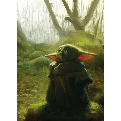 Papier peint panoramique Komar Mandalorian Grogu Acrylic L.2 m x l.280 cm