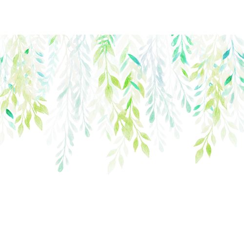 Papier peint panoramique Komar Summer leaves L.3.5 m x l.250 cm