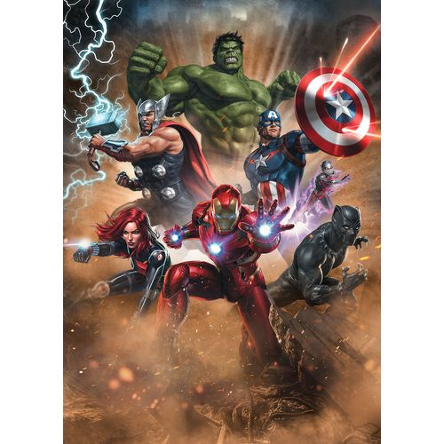 Papier peint panoramique Komar Avengers Superpower L.2 m x l.280 cm
