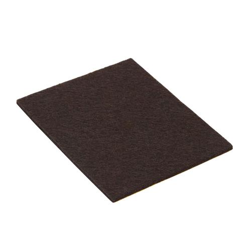 Patin en feutre marron Diall 80 x 100 mm