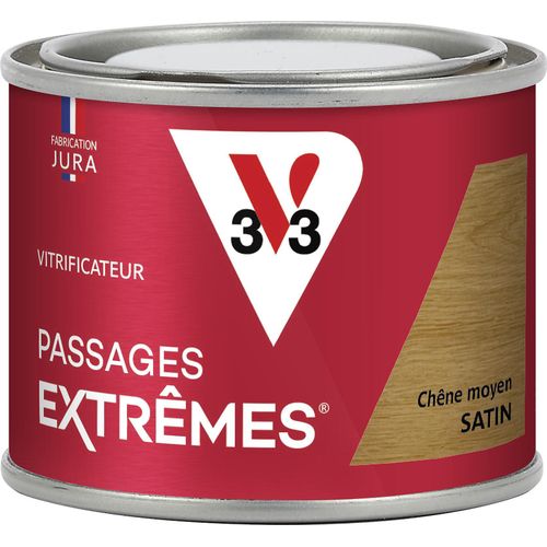 Vitrificateur passages extrêmes V33 chêne moyen satiné 125ml