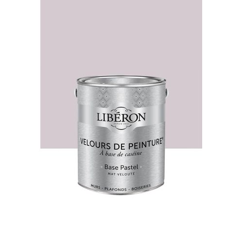 Peinture multisupport murs, plafonds et boiseries Velours de peinture rose popeline Libéron 2,5L