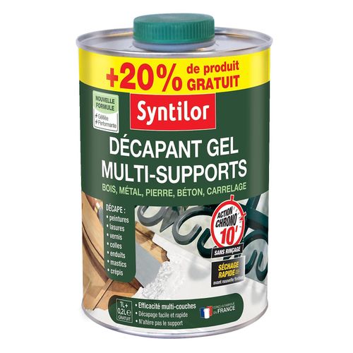 Décapant gel multi-supports Syntilor 1L + 20% gratuit