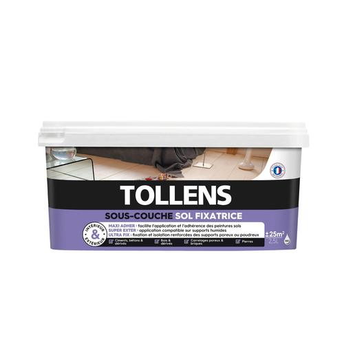 Sous-couche sol fixatrice Tollens blanc 2,5L