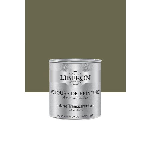 Peinture multisupport murs, plafonds et boiseries Velours de peinture vert bocage Libéron 0,5L