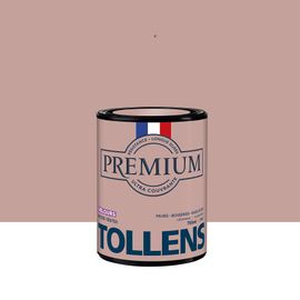 Peinture Tollens premium murs, boiseries et radiateurs rose venitien velours 750ml