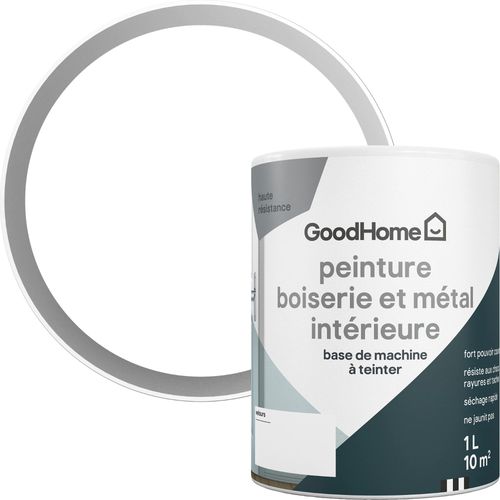 Peinture boiseries et métal intérieur GoodHome Velours base B 1L