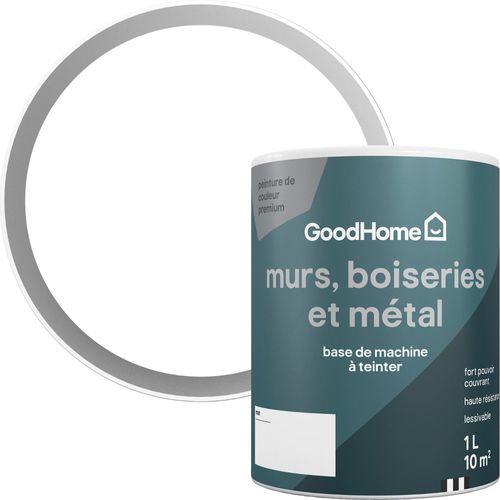 Peinture murs, boiseries et métal intérieur GoodHome mat base A 1L