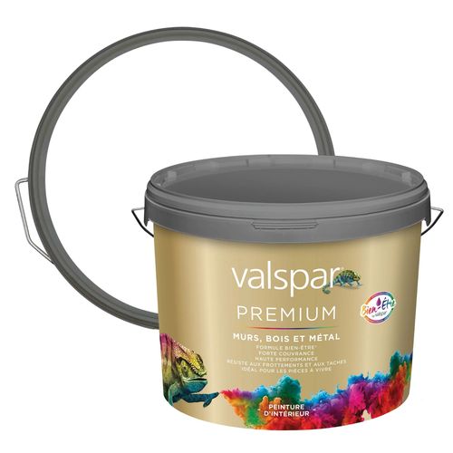 Peinture murs, bois et métal intérieur Valspar Premium mat base A 10L