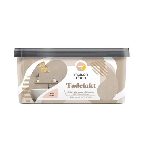 Enduit décoratif Maison Déco Tadelakt rose blush 5L