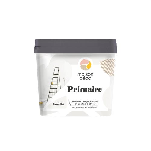 Sous-couche pour peinture à effets Maison Déco Primaire blanc mat 1L