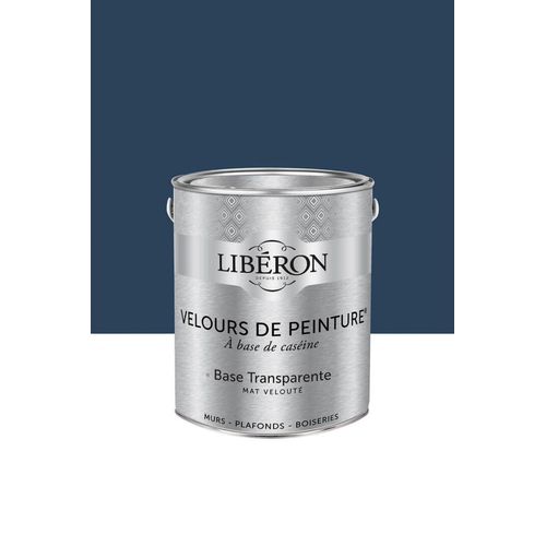 Peinture multisupport murs, plafonds et boiseries Velours de peinture bleu vintimille Libéron 2,5L