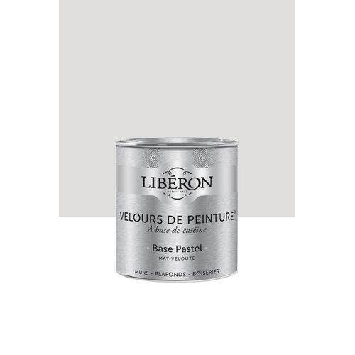 Peinture multisupport murs, plafonds et boiseries Velours de peinture blanc pâtisson Libéron 0,5L