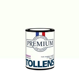 Peinture Tollens premium murs, boiseries et radiateurs blanc sucre glace velours 750ml