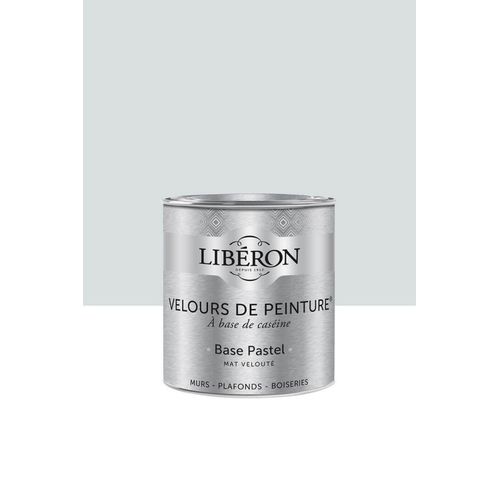Peinture multisupport murs, plafonds et boiseries Velours de peinture blanc linon Libéron 0,5L